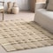 Nuloom Blakley Textured Plaid Jute Area Rug 4ft x 6ft NIIC01A-406 - alternate 9